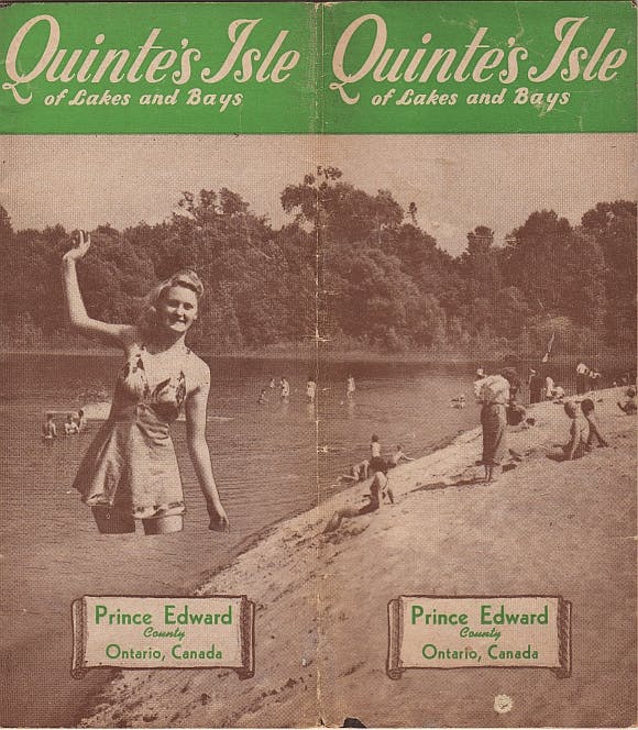 <p>County Tourist Folder, 1948 edition (Photo: Community Archives of Belleville and Hastings County)</p>

