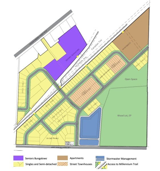 <p>Plans for Loyalist Heights subdivision off Sandy Hook Road (Ray Essiambre and Associates)</p>
